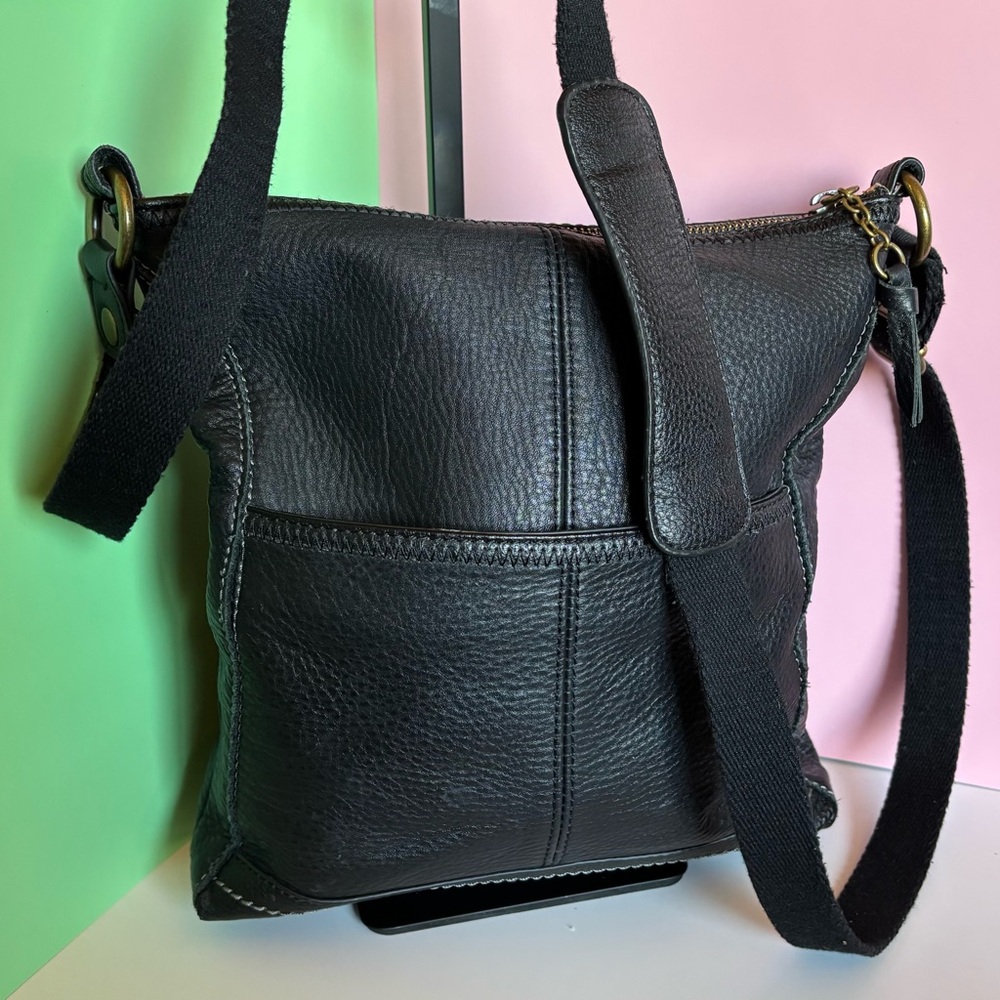 THE SAK Black Leather Woman’s Crossbody  Bag - Picture 2 of 6